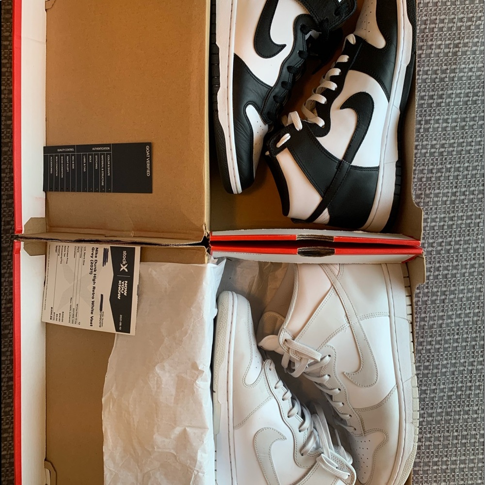 Mens Dunk High GREY & BLACK